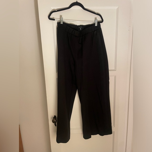 Universal Standard Stephanie Wide Leg Stripe Ponte Pants - Picture 3 of 4